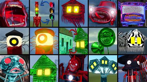 NEW COLORS FIGHT WITH MONSTERS LIGHTHOUSE CHOO CHOO CHARLES SIREN HEAD