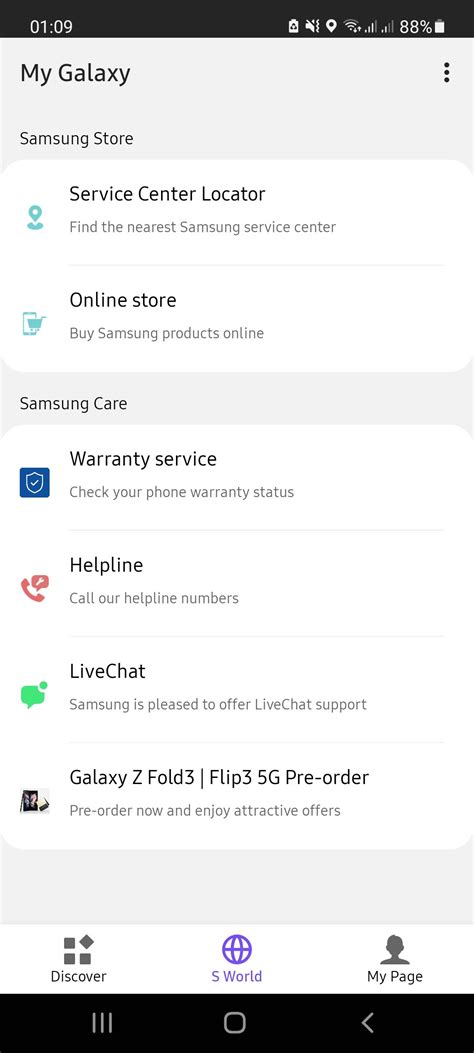 Solved: Samsung Warranty Check on "My Galaxy" App - Samsung Members