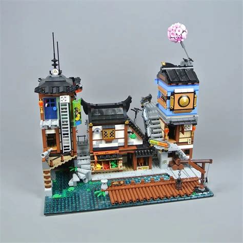 MOC 06083 Ninjago City Docks Harbor Bricks Kids Toys