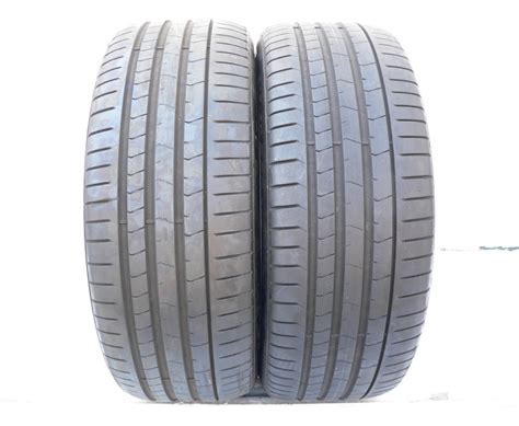 2 Used Tire 245 45 20 Pirelli P Zero PZ 4 103W Run Flat 80 Life