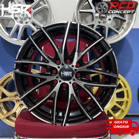 Jual Velg Mobil Hsr Naples Pcd X Cocok Untuk Mobil Brio Agya Calya