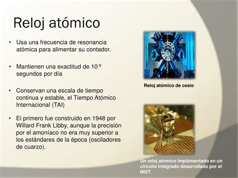 PPT Reloj Atómico de Cesio PowerPoint Presentation free download