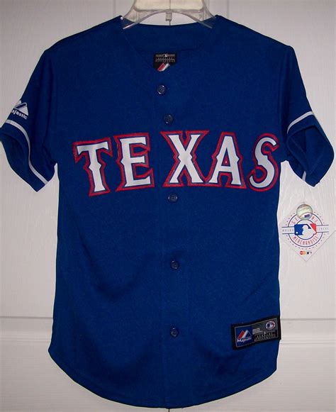 Texas Rangers Infant Majestic MLB Baseball jersey Alternate Blue ...