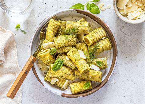 Rigatoni Au Pesto Basilic Brocoli