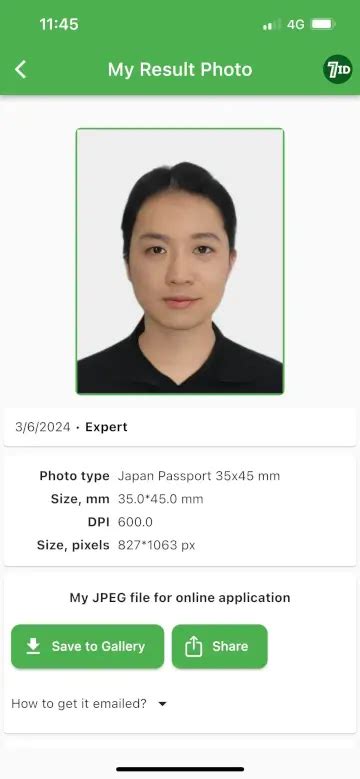 Japan Passport And ID Photo App