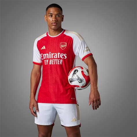 Adidas Men S Soccer Arsenal Home Authentic Jersey Red Free