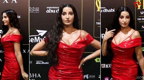 Nora Fatehi Looking Glamorous In Red On Iifa Rocks I News