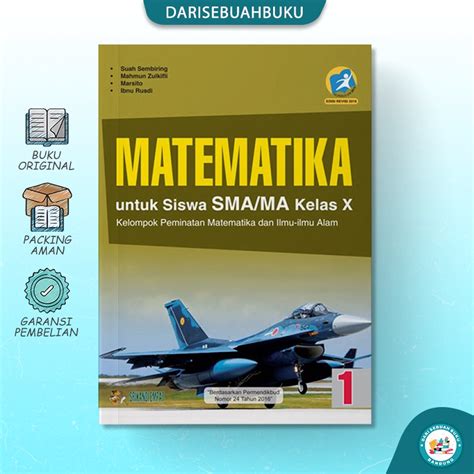 Jual Buku MATEMATIKA SMA MA Kelas X PEMINATAN K 13 REVISI Suwah S