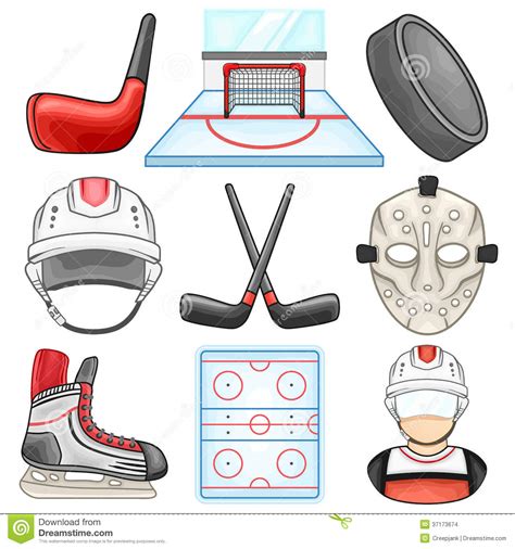 Ice Hockey Icon Sport Stock Illustration Illustration Of Arena