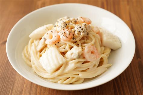 魚介とレモンクリームのパスタ｜レシピ｜モンテ物産