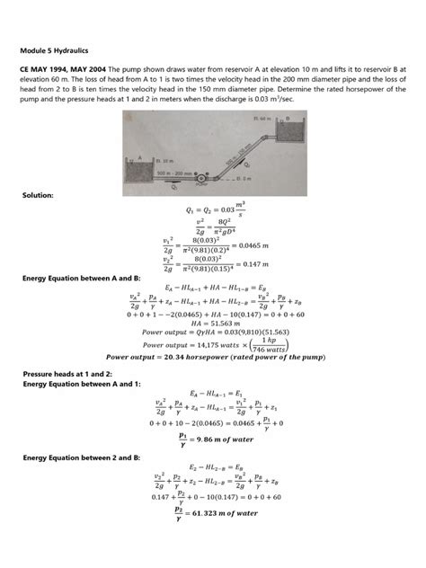 Module 5 Hydraulics Engineering | PDF