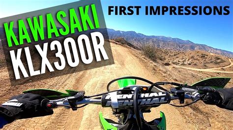 Kawasaki Klx300r — Test Ride And First Impressions Youtube