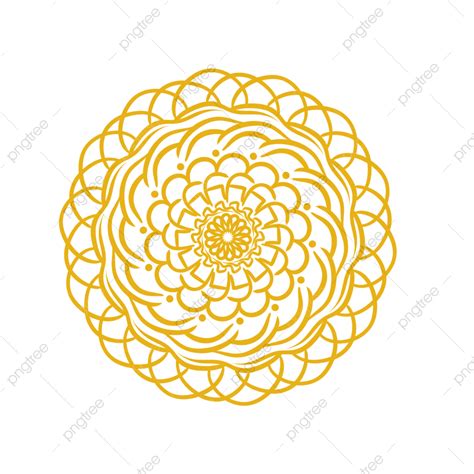 Golden Pattern Decorative Shading Golden Pattern Decoration Png