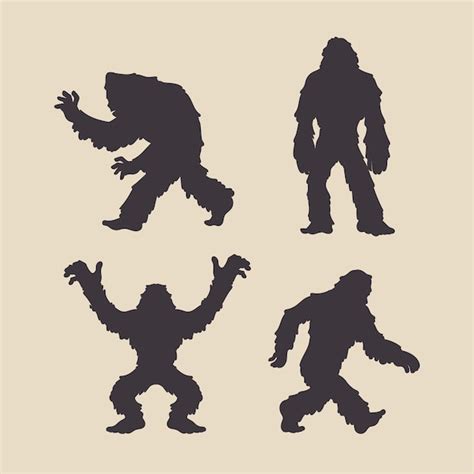 Usa Bigfoot Silhouette Vectors And Illustrations For Free Download Freepik