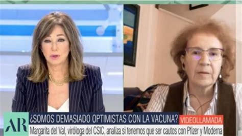 La Vir Loga Margarita Del Val Sobre Las Vacunas De Pfizer Y Moderna