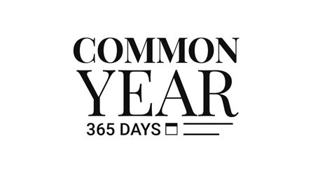 Common Year – Standard Year – Normal Year