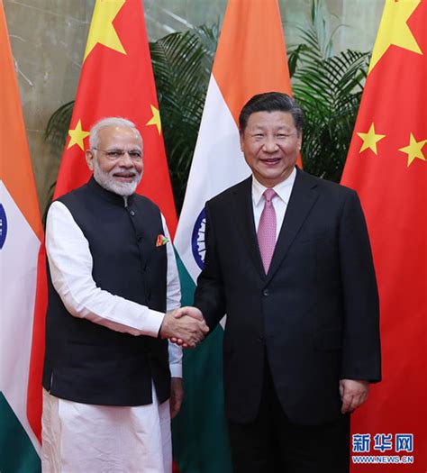 Xi Jinping Meets With Prime Minister Narendra Modi Of India