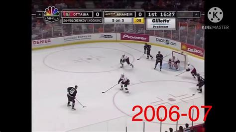 NHL On NBC Scoreboard Evolution YouTube