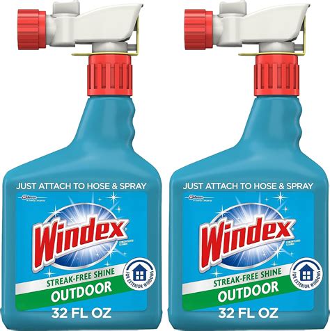 Brandclub - Windex Outdoor Window and Glass Cleaner for Hose Ammonia ...