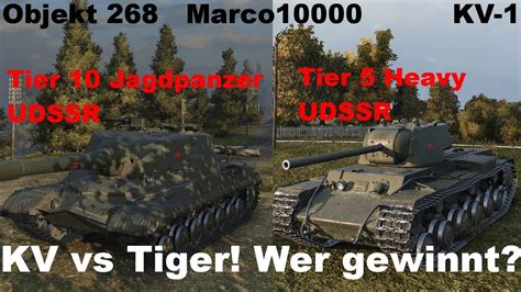 Let S Play World Of Tanks Live Obj Kv Kv Vs Tiger