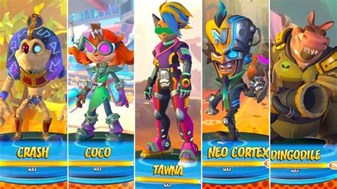 Crash Team Rumble Beta Skins Level 6 YouTube