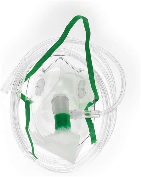 Amazon.com: Dealmed Non-Rebreather Oxygen Mask – Oxygen Face Mask with Adjustable Nose Clip ...