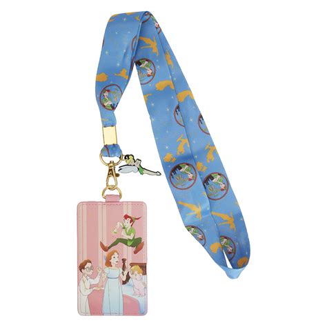 Disney Loungefly Lanyard With Card Holder Peter Pan Th Anniversary