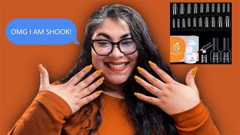 BEETLES NAIL TIP GLUE GEL KIT UNBOXING REVIEW YouTube