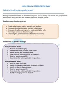 CBSE Class 7 Reading Comprehension PDF