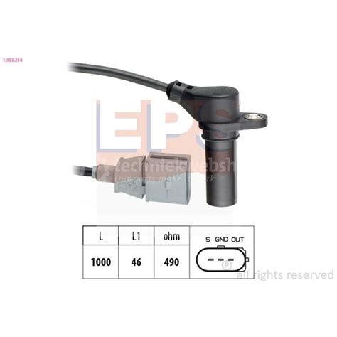 EPS Krukassensor Nokkenassensor Voor O A Audi Vw Skoda 1 953 218