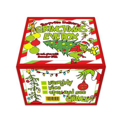 Grinchmas Eve Box Grinch Christmas Free Printable