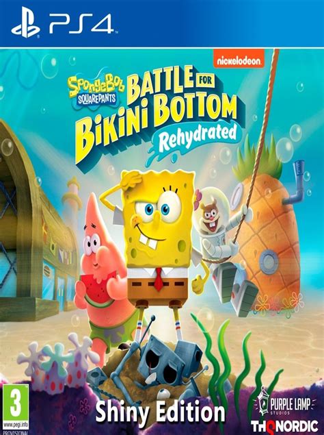 Joc Spongebob Squarepants Battle For Bikini Bottom Rehydrated Shiny Edition Pentru Ps