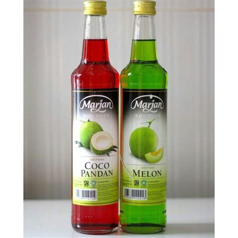 Sirup Marjan Indonesia Melon Choco Pandan 600ml X Isi 12 Botol Lazada