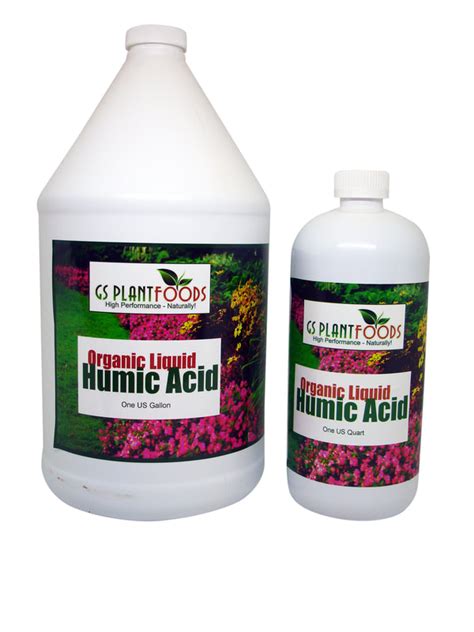 Humic Acid Organic And Natural Plant Foods And Fertilizers