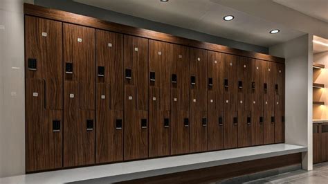 Wood Laminate Spa And Gym Lockers