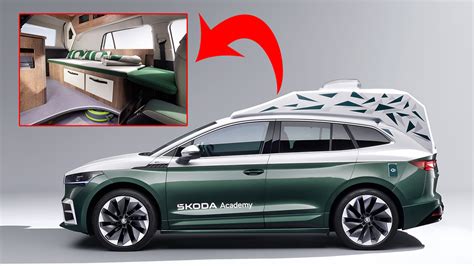 Skoda Transforma El Suv El Ctrico Enyaq En Una Caravana Oficina M Vil