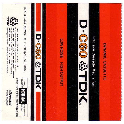 Tdk Vhs Cassette Typographic Design Packaging Design