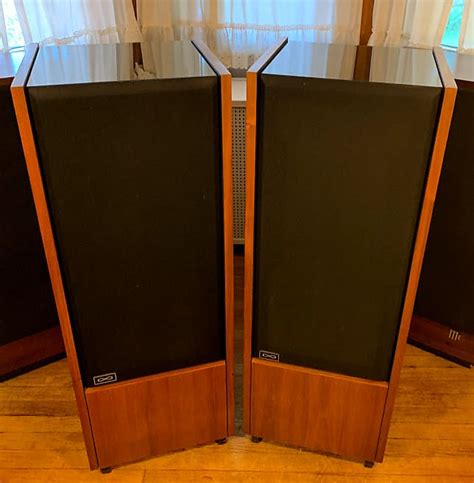 Vintage Infinity Column Ii Stereo Main Tower Speakers W Reverb