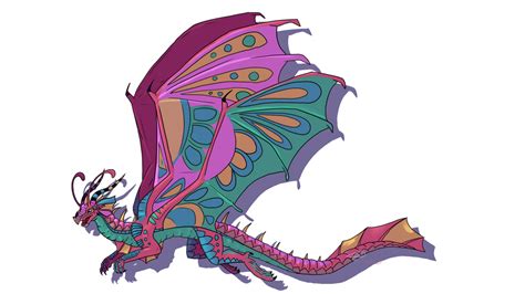 Silkwing Skywing Seawing And Rainwing Hybrid By Grietine On Deviantart