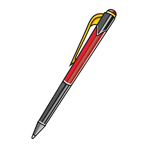 Animated Pencil And Pen