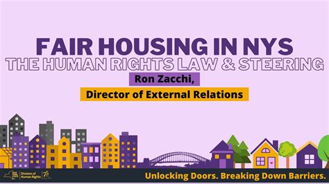 Fair Housing In New York State Steering Division Of Human Rights