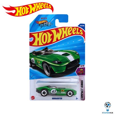 Hot Wheels Compact Kings Rrroadster Car Hotwheels Mattel Collector Toys Vehicle Transportation