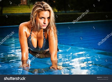 Стоковая фотография 111393722 Sexy Girl Bikini Water Shutterstock