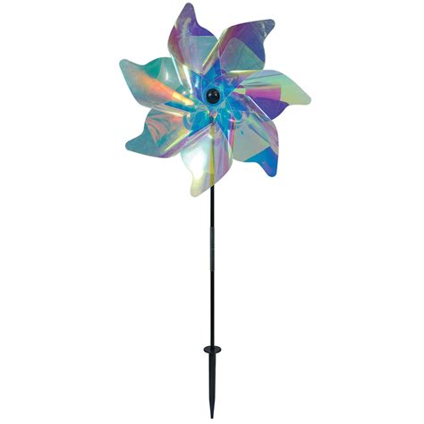 18 Inch Iridescent Pinwheel Spinner Kite Garden