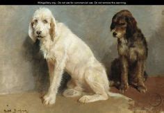 Study Of Two Dogs - Rosa Bonheur - WikiGallery.org, the largest ...