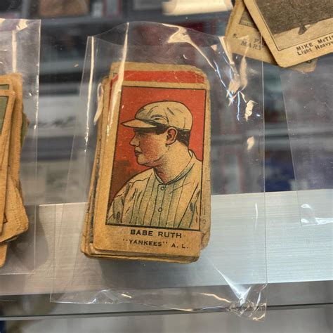 Georgia W Card Find Includes Stack Of Babe Ruth Cards