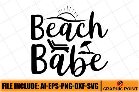 Beach Babe Graphic By Graphic Point Creative Fabrica