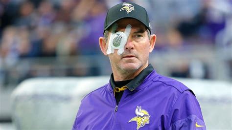 Mike Zimmer of Minnesota Vikings had eighth surgery on eye since ...