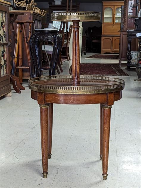 Antique Dumbwaiter Tired Table Mahogany 31 5 H PA6283 Aardvark