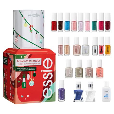 Essie Adventskalender 2024 24 Teilig Nagellack Set Mit Nagelpflege